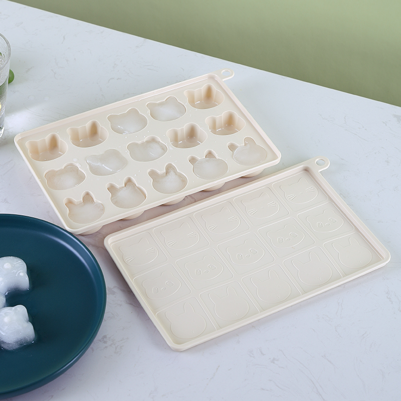 再利用可能なPEキューブトレイ金型簡単リリースフレキシブル食器洗い機対応自家製アイスキューブトレイBPAフリー