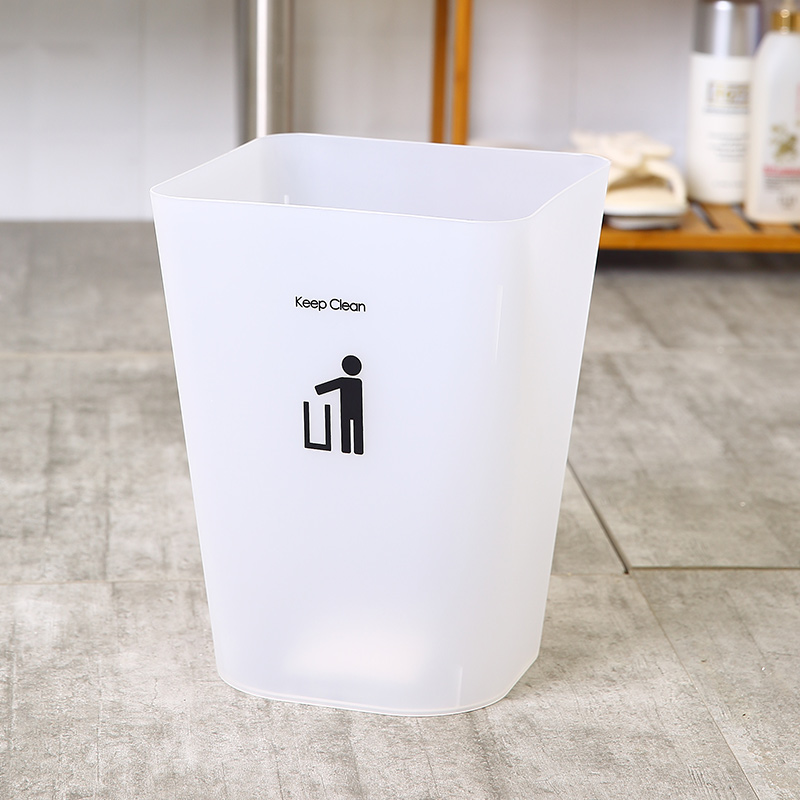家庭用 PP ゴミ箱浴室キッチン厚さ自立ゴミ箱紙ゴミ箱プラスチックゴミ箱 12L